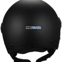 Casco Moto Demi-Jet Visiera Bombata BHR 801 Grigio Opaco Taglia L