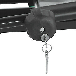 Portabiciclette BeeMyBox con serratura con lucchetto per bici, nero /  grigio